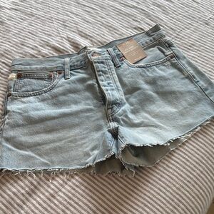 Madewell Light Blue Jean Shorts
